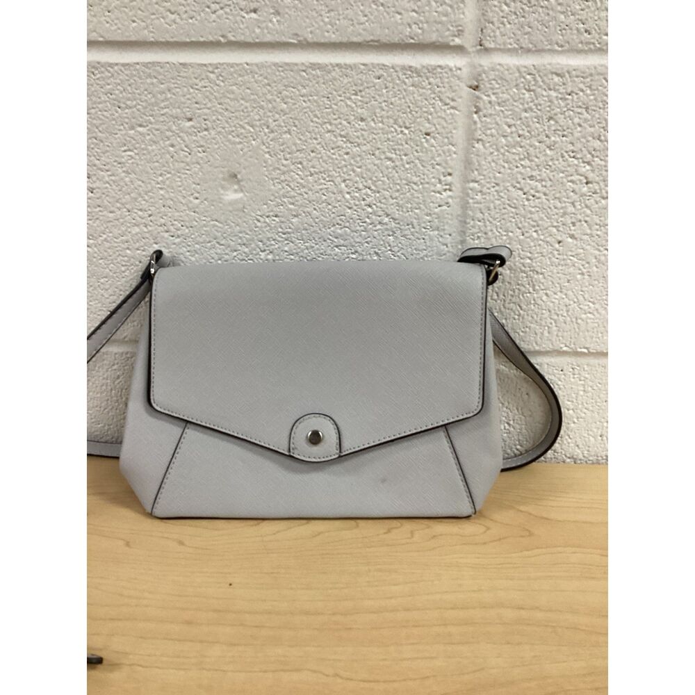 Kate & Alex Cuffaro Italian Design Silver Envelope Crossbody Bag